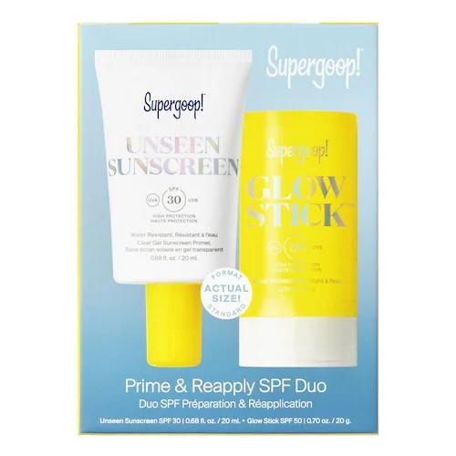 Supergoop! - Duo Lsf Vorbereitung & Erneutes Auftragen - Sonnenschutz-duo - duo Spf Préparation & Réapplication