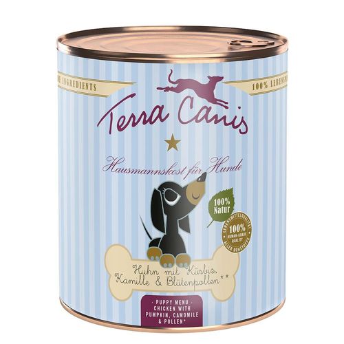 Terra Canis Welpe Huhn mit Kürbis, Kamille & Tomate 6x800g