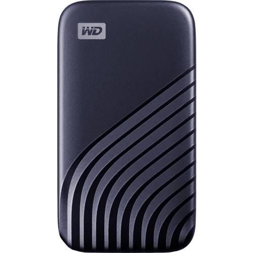 WD My Passport 500 GB Externe SSD-Festplatte 6.35 cm (2.5 Zoll) USB-C® Blau WDBAGF5000ABL-WESN