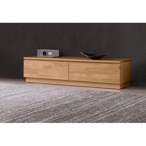 Lowboard HOME AFFAIRE, braun (eiche teilmassiv), Sideboards, Kommode, Breite 140 cm, teimassiv, FSC-zertifiziert