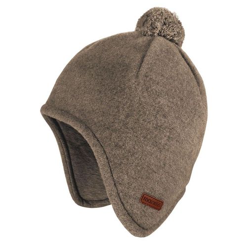 MAXIMO Fleecemütze, Inkamütze aus Wollfleece mit Pompon