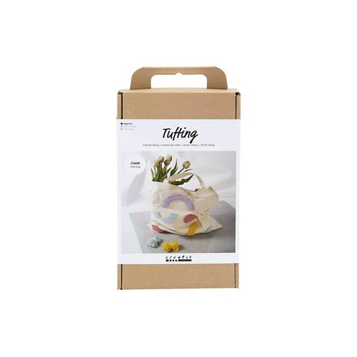 creativ company Kreativset »Punch Needle Einkaufstasche«, (7 tlg.)