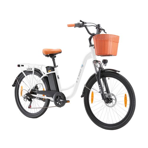 EBike Elektrofahrrad,26 Zoll Fahrrad Elektro mit 6-Gang Shimano Kettenschaltung,14.5Ah 36V Abnehmbarer Akku,Sitzhöhe Verstellbar
