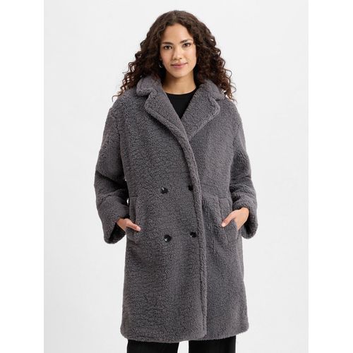 Opus Teddymantel Damen, grau