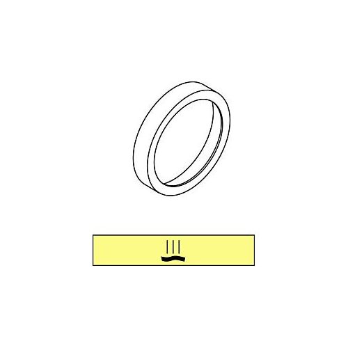 Ideal Standard Dekorring DEA, mit Symbol Wanneneinl. A860862AA Armaturenmodule, Chrom