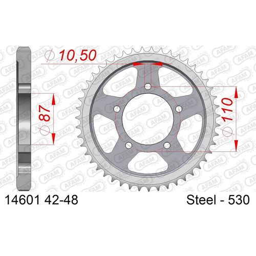 AFAM Kettenrad 14601-47