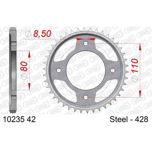 AFAM Kettenrad 10235-42