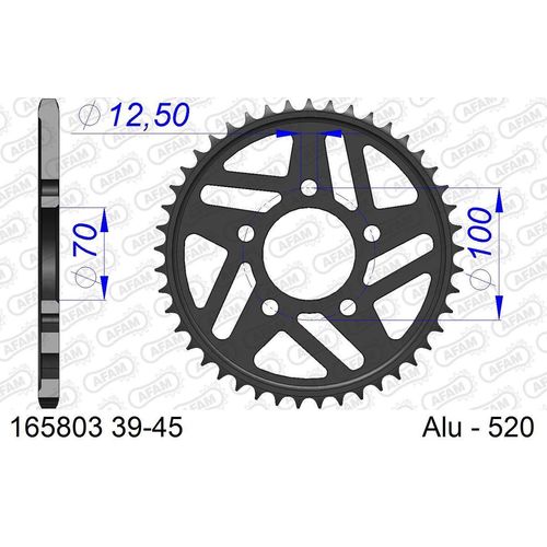 AFAM Kettenrad 165803-43