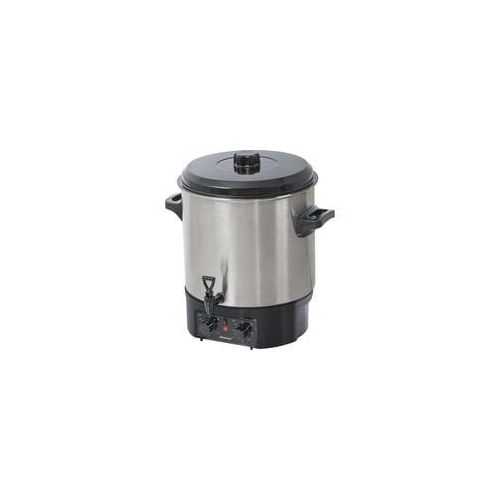 Glühwein- und Einkochautomat ER 2 edelstahl/schwarz, 2.000 Watt, 27 Liter