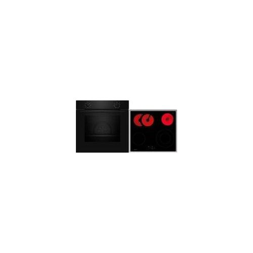 BX16B, Backofen-Set schwarz/edelstahl