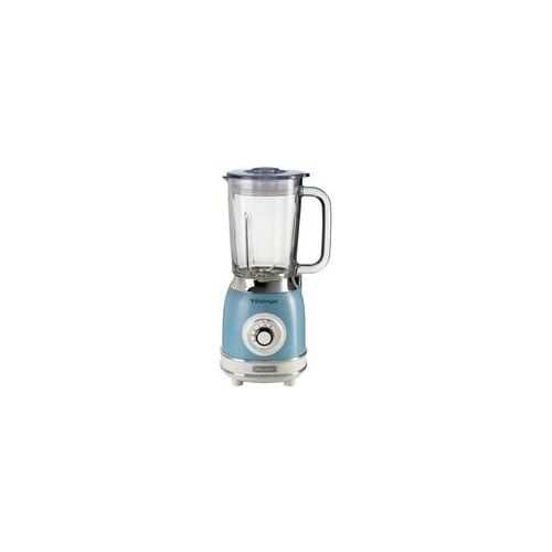 Standmixer Vintage blue, Glasbecher hellblau, 1.000 Watt, 1,5 Liter