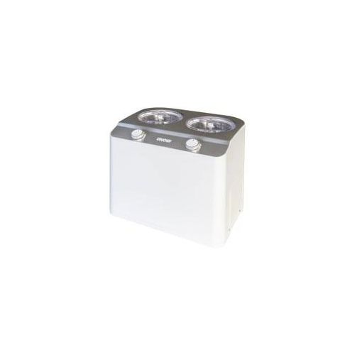 Eismaschine Doppio Bianco weiß, für 2x 1.200ml Eiscreme, 250 Watt Kompressor