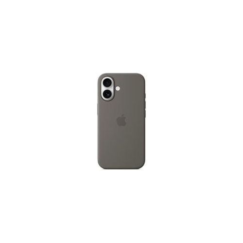 Silikon Case mit MagSafe, Handyhülle grau, iPhone 16