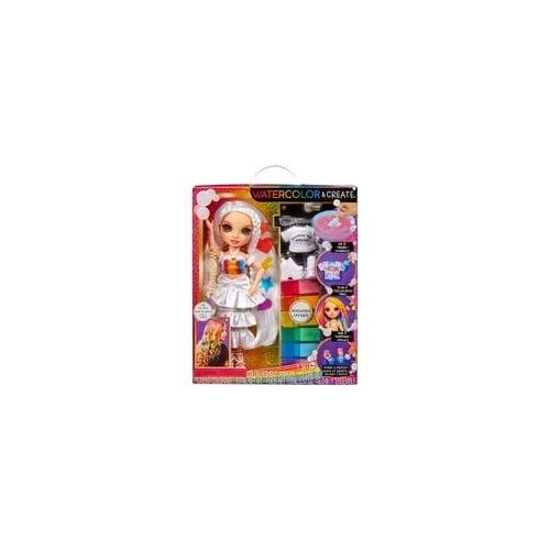 Rainbow High Watercolor & Create DIY Modepuppe - Braune Augen