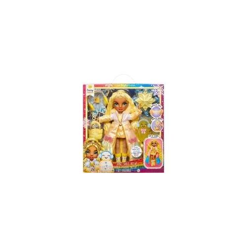 Rainbow High Winter Wonderland Doll - Sunny (Yellow), Puppe