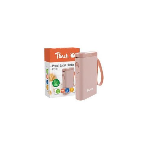 PE110, Etikettendrucker pink, Thermodirektdruck