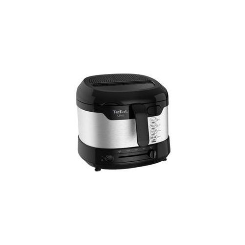 Fritteuse Uno M Edelstahl FF215D edelstahl/schwarz, 1.600 Watt, Ölbehälter 1,8 Liter