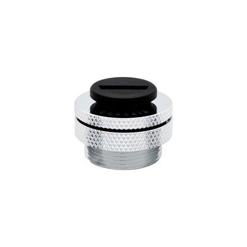 XF Fill Port, Stopfen chrom, kompatibel mit CORSAIR XF Fittings