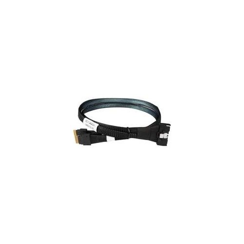 Kabel MCIO x8 SFF-TA-1016 ></noscript> 2x SlimSAS x4 SFF-8654 schwarz, 50cm