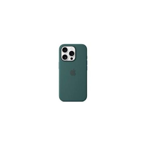 Silikon Case mit MagSafe, Handyhülle dunkelgrün, iPhone 16 Pro