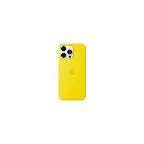 Silikon Case mit MagSafe, Handyhülle gelb, iPhone 16 Pro Max