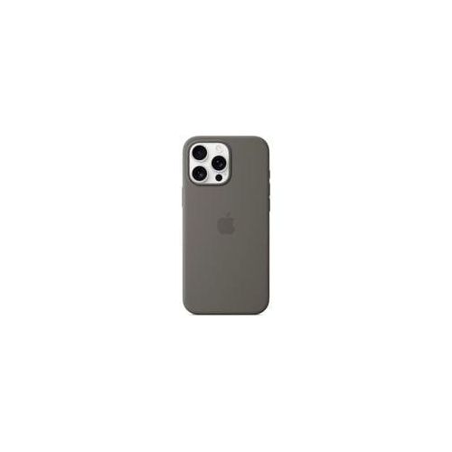 Silikon Case mit MagSafe, Handyhülle grau, iPhone 16 Pro Max