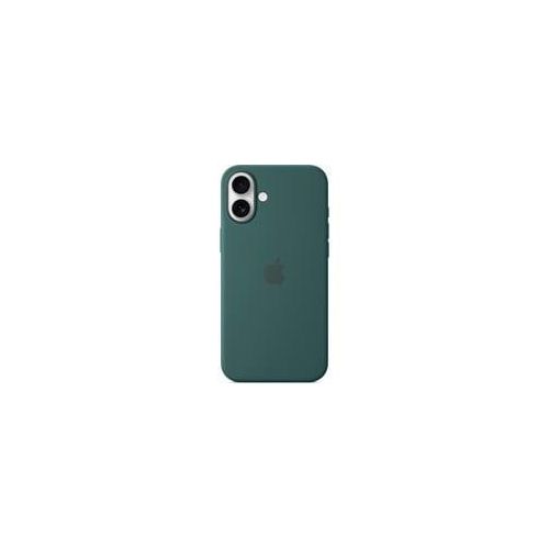 Silikon Case mit MagSafe, Handyhülle dunkelgrün, iPhone 16 Plus