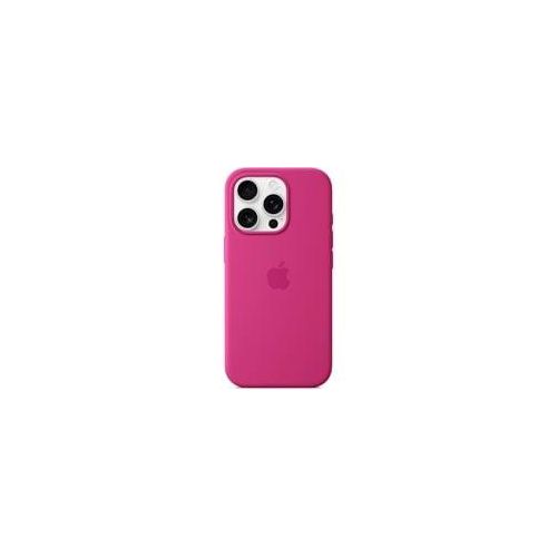 Silikon Case mit MagSafe, Handyhülle fuchsia, iPhone 16 Pro