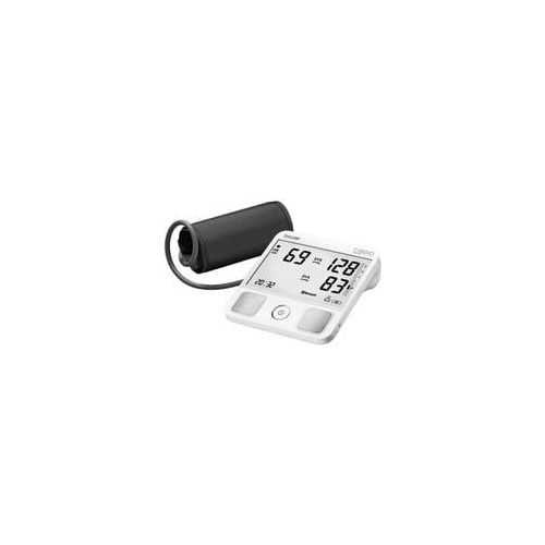 BM 93 Oberarm, Blutdruckmessgerät weiß, Bluetooth, integrierte EKG-Elektroden
