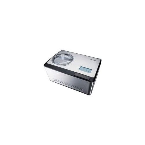 Eismaschine und Joghurtmaker IC 180 edelstahl/schwarz, für 2.000ml Eiscreme, 180 Watt Kompressor