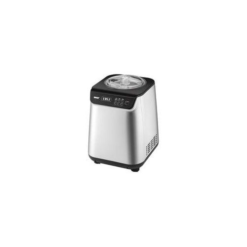 Eismaschine Uno silber/schwarz, für 1.200ml Eiscreme, 135 Watt Kompressor