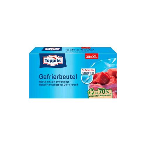 30 Toppits Gefrierbeutel 3,0 l