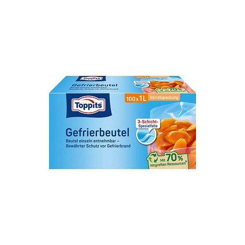 100 Toppits Gefrierbeutel 1,0 l