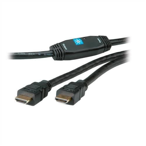 ROLINE HDMI High Speed Kabel, mit Repeater, 30 m