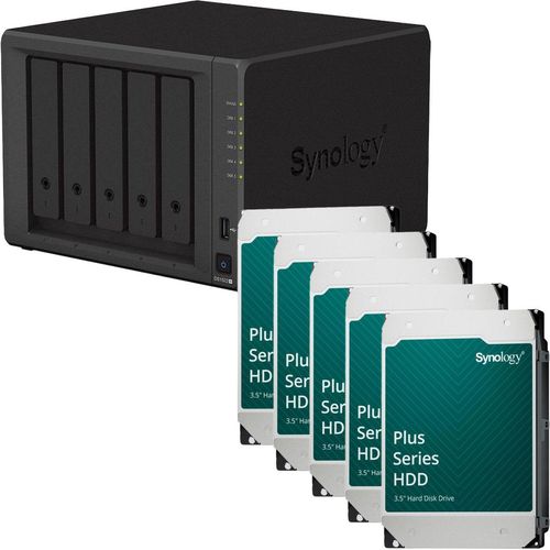 Synology DiskStation DS1522+ 5 Einschübe NAS-Server Leergehäuse + 40 TB Synology Plus (5x 8TB)