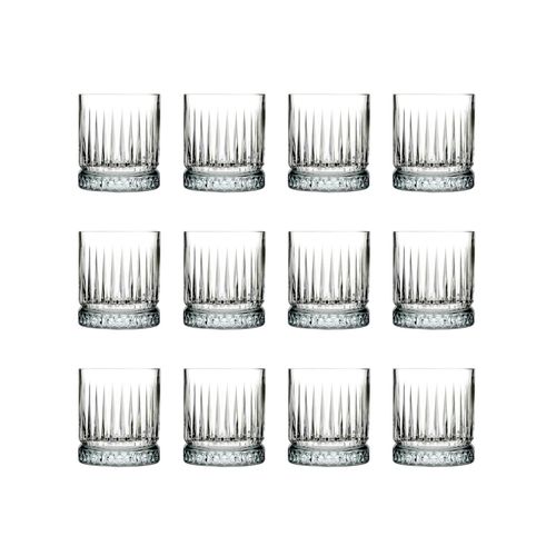 Whiskygläser, Whiskybecher - Elysia, 12er-Set, Stilvolle Gläser für Whisky & mehr, 210ml
