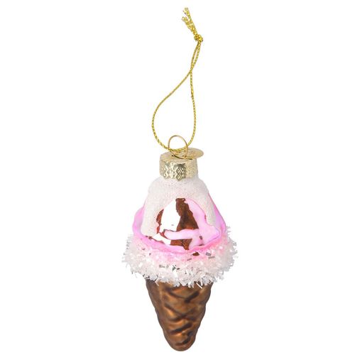 Baumschmuck Eis mit Glitzer