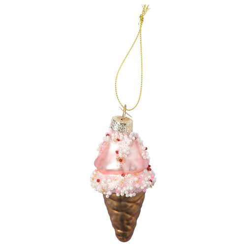 Baumschmuck Eis mit Glitzer