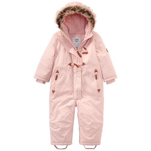 Baby Schneeoverall mit Fellimitat