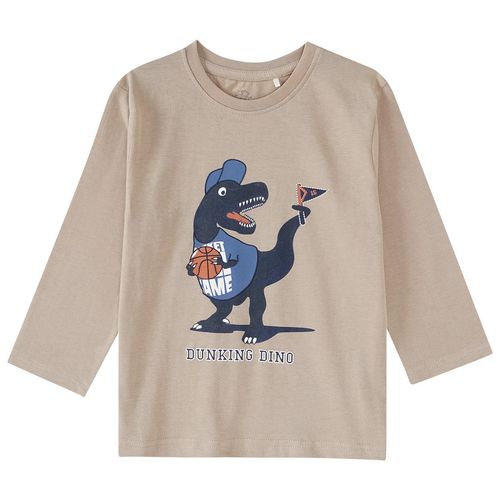 Jungen Langarmshirt mit Dino-Print