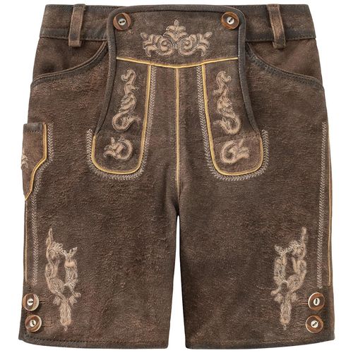 Jungen Lederhose mit Stickereien