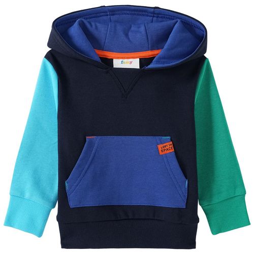 Baby Hoodie mit Farbteiler