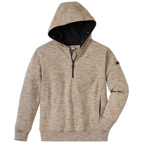 Jungen Hoodie in Melange-Optik