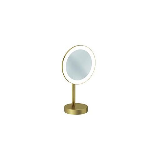 Kludi VELA R LED-Kosmetikspiegel 58995N0F freistehend Brushed Gold