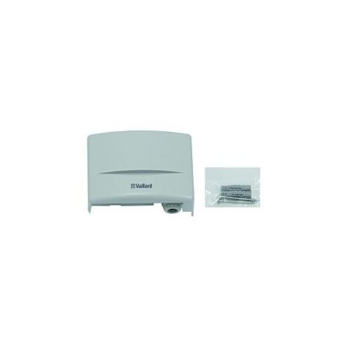 Vaillant Funkuhrempfänger 009535 85x105x40 mm, mit integriertem Außenfühler, grau