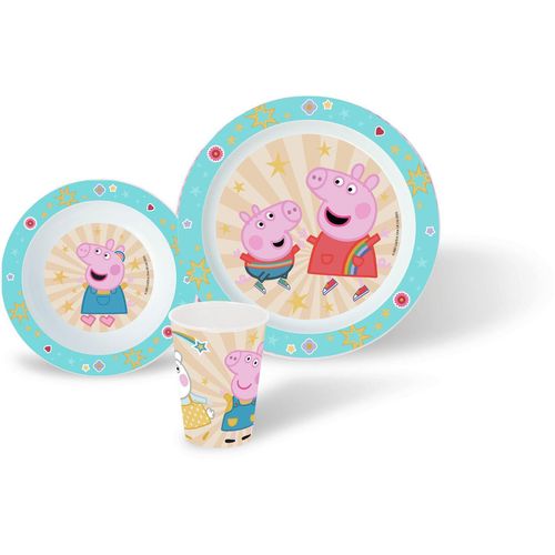 Peppa Pig 3tlg. Frühstücksset PEPPA PIG