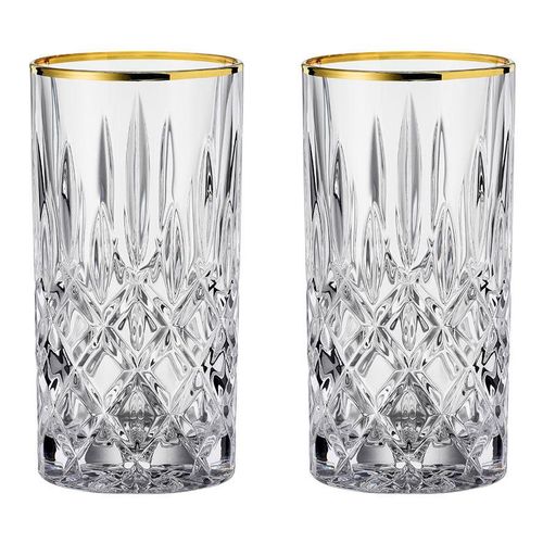 Nachtmann Longdrinkbecher Goldline 2er NOBLESSE Gold Edition