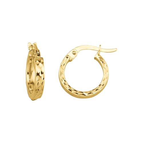 Fascination by Ellen K. Ohrringe 375 Gelbgold glanz diamantiert