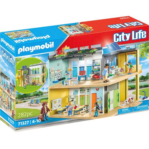 Playmobil® Konstruktions-Spielset »Grosse Schule (71327), My City Life«, (282 St.), Made in Germany