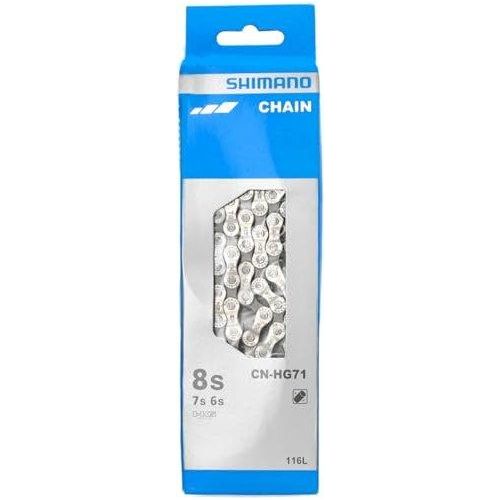 Shimano CN-HG71 Kette für 6/7/8-fach inkl. Kettenschloss 116 Glieder